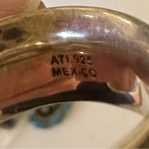 Sterling silver ring 925 made in Mexico - Picture 6 of 6